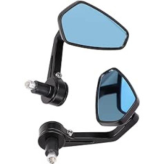 Atpakaļskata spogulis Motocikla Stūres Spogulis Universāls Sānu Spogulis Motocikliem Stūres Gala Spogulis Alumīnija Velosipēda Spogulis Rotējams Braukšanas Drošības Spogulis Motorollera Stūres Spogulis Velosipēda Atpakaļskata Spogulis