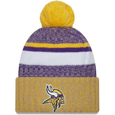 New Era NFL Minesota Vikings Oficiālā 2023. gada Colorway Sideline adīta ziemas cepure, komanda