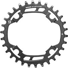 Sram X-Sync Apex1 ķēdes gredzens (44 zobi | 11 pakāpju | asimetrisks | alumīnijs | melns | 110 mm)