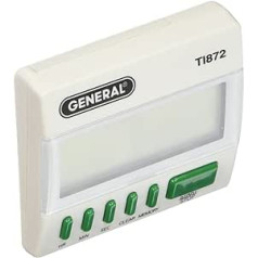 GENERAL Tools ti872 Zwei Kanal timer-stopwatch mit Uhr
