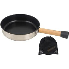 Limtula Non-stick Camping panna Izturīgi, vieglie kempinga trauki olu vārīšanai steiku omlete pannas grila trauki Viegli tīrāmi kempinga trauki