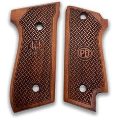 ZIB GRIPS Beretta 92S pistoles rokturim Roku darbs no riekstkoka Ars.07