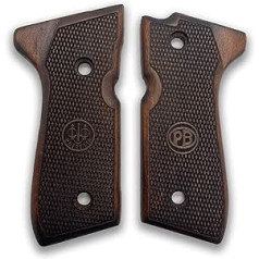 ZIB GRIPS Beretta 92-F pistoles rokturim Ar rokām izgatavots no valrieksta koka Ars.021