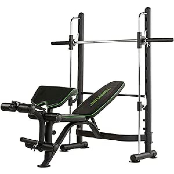 Tunturi Smithmachine SM60, Spēka stacija, Hanteles sols negatīvs, Kāju treniņš, Situps, regulējams Langhantelstütze