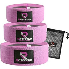 3 Sets Resistance Bands | Glutes, Hip and Leg Exercise Band | Ideal for Home Gym, Yoga, Pilates & Workout | Women and Men | Non-Slip Booty Band | Physio-Resistant Loop