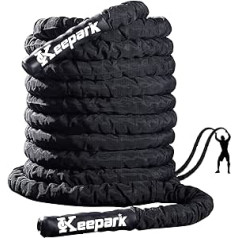 Keepark 1,25 collu kaujas virves vingrošanas virves kaujas virves mājas trenažieru zālei