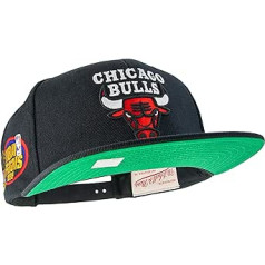 Mitchell & Ness Detroit Pistons 1990 NBA fināls Snapback Black Cap