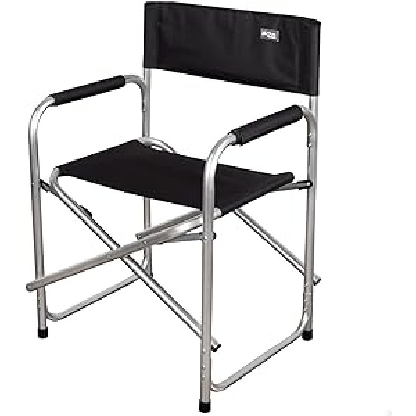 AKTIVE 62617 Folding Camping Chair Aluminium Tube + Oxford Black