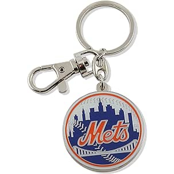 aminco MLB New York Mets Team Logo Smags atslēgu piekariņš