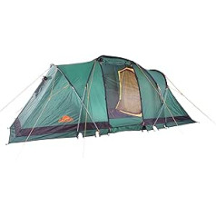 ALEXIKA Unisex-Adult Camping Zelt Indiana 4, grün, 460x240x180 cm