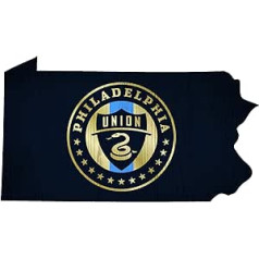 Fanu darbi MLS Philadelphia Union Unisex Philadelphia Union komandas krāsu logotipa valsts zīme, komandas krāsa, viens izmērs