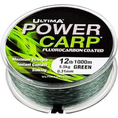 Ultima Power Carp Super Sterk Special Carp Line 1000 m spole, Weed Green, 0,31 mm – 12,0 lb/5,5 kg