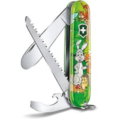 Victorinox, Swiss Army Knife, My First Animal Edition, Multitool, 9 Functions, Blade, Large, No Point, Can Opener, Screwdriver 5 mm