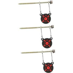 Yardwe Hanging 3 PCS Slingshot Practice Target Outdoor Rotaļlietas Mērķi un aksesuāri Āra šautuves Slingshot Air Outdoor Range Pull Alloy Slingshot Target Rides