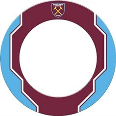 FOCO Oficialiai licencijuota „West Ham United Football Club Hammers FC“ smiginio lenta ir smiginio kraštinė, galimi kelių dizainų.