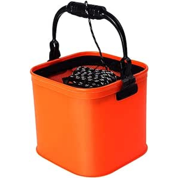 Gcroet Foldable Bucket Folding Water Bucket Portable Fishing Folding Bucket Folding Barrel for Outdoor Camping Travel Fishing Storage Additional Tool