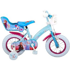 Volare Disney Frozen 2 Girls Bike, 12 collu izmērs, zils/violetais