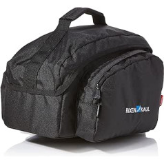 KLICKfix riteņu soma Rackpack 1 Melna bagāžas soma, 35 x 28 x 22 cm