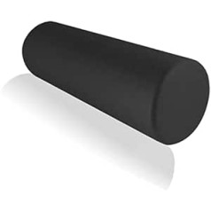 Calma Dragon Fascia Roller, Massage Roller, Length 45 cm, Diameter 15 cm, Material with High Density and Light Weight. Best Foam Roller for Muscles, Yoga, Fitness and Back Pain (Black)