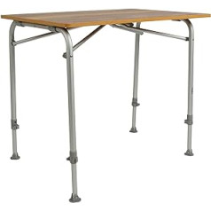 Bo-Camp Saliekamais galds Kempings Dārzs Saliekamā galda augstums Regulējams 59-72 cm