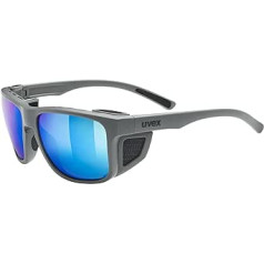 uvex Unisex Sportstyle 312 sporta brilles (1 iepakojumā), Rhino Mat/Blue