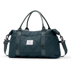 Ryanair sieviešu ceļojumu soma 40 x 20 x 25 cm Rokas bagāžas soma nedēļas nogales soma peldsoma Ūdensizturīga ceļojumu soma Duffle soma Fitnesa soma treniņu soma sievietēm ceļojumu sporta zālei, F7-pelēka zila, ceļojumu soma