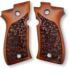 ZIB GRIPS Beretta F 81 rokturi pistoles rokturim ar rokām izgatavoti no valrieksta koka rokturi Ars.02