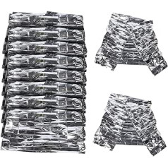 Toddmomy Rescue Blankets Pack of 10 Camping Emergency Blankets Backpack Blanket Packable Blanket Emergency Blanket Emergency First Aid Blankets Outdoor Emergency Sheets Pumice Stone for Plants