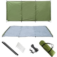 Ailopta Beach Windblocker, Anti-Wind Camping Privacy Screen, Easy to Assemble Anti-Wind Privacy Screen, Camping Wind Shield for Grass Rock Campsites