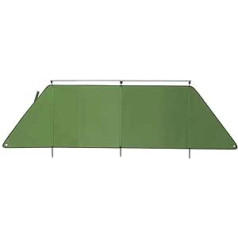 Camping Wind Protection Campfire Windscreen Grill Camping Grill Windscreen Foldable Camping Stove Wind Protection Outdoor Wind Protection Army Curtain Windscreen Cloth for Grill Picnic Green