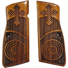 ZIB GRIPS Browning HP 14 pistoles rokturis, ar rokām izgatavots no valrieksta koka Ars.114