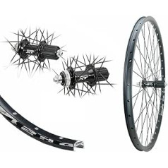 Aizmugurējais ritenis 28 collu DH21 disks melns Shimano XT M8000 centrālā atslēga 8-10 ātrumi 21-622