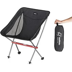 Naturehike Camping Chair, Portable Folding Chair, Ultralight Folding Chair with Carry Bag, Lightweight Fishing Chair, Quick Disassembly and Assembly, for Camping Picnic Outdoor