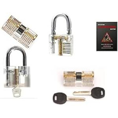 5-Piece Lock Picking Set Geocaching Practice Locks Practice Lock Locks Open