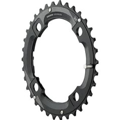 Sram MTB 34t, LK 104 mm alumīnija vidēja tapa 2x10 (GX) 11.6218.021.000 ķēdes gredzeni, melni