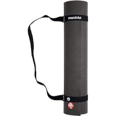 Manduka Journey On Commuter Yoga Mat Carrier — regulējama kokvilnas siksna, jogas, pilates un fitnesa piederumi, gravitācijas sinch aizdare — piemērots visiem jogas paklājiņiem