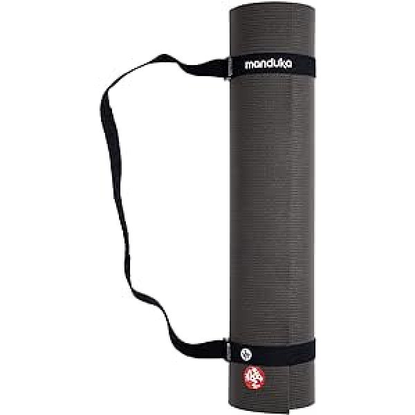 Manduka Journey On Commuter Yoga Mat Carrier — regulējama kokvilnas siksna, jogas, pilates un fitnesa piederumi, gravitācijas sinch aizdare — piemērots visiem jogas paklājiņiem