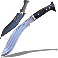 25 cm ilgio autentiškas Gurkha Khukuri peilis Kukri Machete 3 gerklės Kukri medžioklė ir stovyklavimas