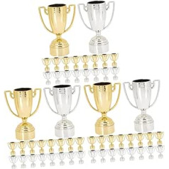 Kisangel 60 PCS Bērnu plastmasas balvas trofeju modelis bērniem Rekvizīti bērnu ballītēm Bērnu rotaļlietas Zelta dekors Rotaļlietas Trofejas Rotaļlietas bērniem Balvas un trofejas Mini