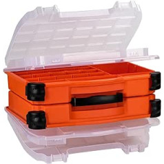 THKFISH lielas makšķerēšanas piederumu kastes organizators un uzglabāšanas abpusējs piederumu kārba, noņemama 4 līmeņu makšķerēšanas piederumu kaste