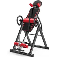 Inversinė jogos kėdė yra pagrįsta inversija treniruotėmis ir patogiu dizainu su stabilia atrama, kad galėtumėte mėgautis Inve pramogomis (dydis: juoda ir raudona – akį traukiantis plieninis vamzdis)