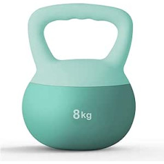 SogesHome Kettlebells Soft Kettlebell 5 kg 8 kg 12 kg Profesionāls Kettlebell Kluss Mīksts Kettlebell Fitnesa Hanteles Mājas Treniņiem Spēka zāle