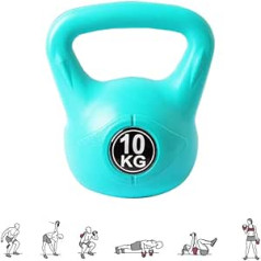 Kettlebell svars ar ergonomisku rokturi, tējkannu hanteles muskuļu trenēšanai mājās un sporta zālē.