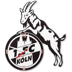 1. FC Köln Wall Clock – Logo – Metal Clock