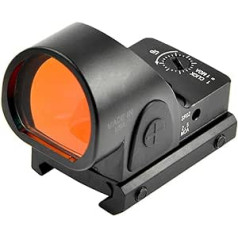 ACEXIER Mini RMR Red Dot Visor taktiskā atstarojošā pistoles šautenes tēmēklis 20 mm Sliežu stiprinājuma pistole Airsoft ieroču šautenes tēmējs