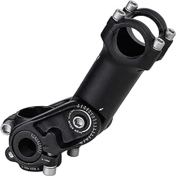 Satori 2,8 cm x 25,4 mm x 120 mm dubultā regulējuma STEM velosipēda pagarinājuma duets, regulējams šosejas velosipēdam MTB