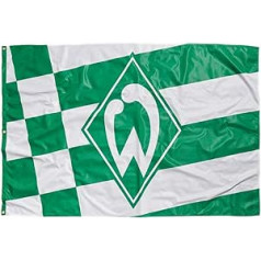 Werder Bremen SVW paceļams karogs 180 x 120 cm zaļš