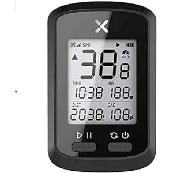 XOSS G Plus pieaugušo unisex velodators ar GPS un Ant+ datoru, daudzkrāsains (daudzkrāsains), viens izmērs