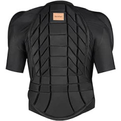 BenKen Ultra Leichter Schutzausrüstung Ski Körper Panzer Rücken Protektor, Außen- Sports Antikollision Backprotector Protektorenjacke für Snowboard & Skaten