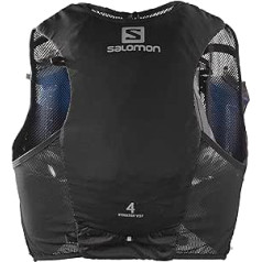 Salomon ADV Hydra Vest 4 skriešanas veste ar unisex pudelēm, komforts un stabilitāte, ātra mitrināšana, vienkāršība